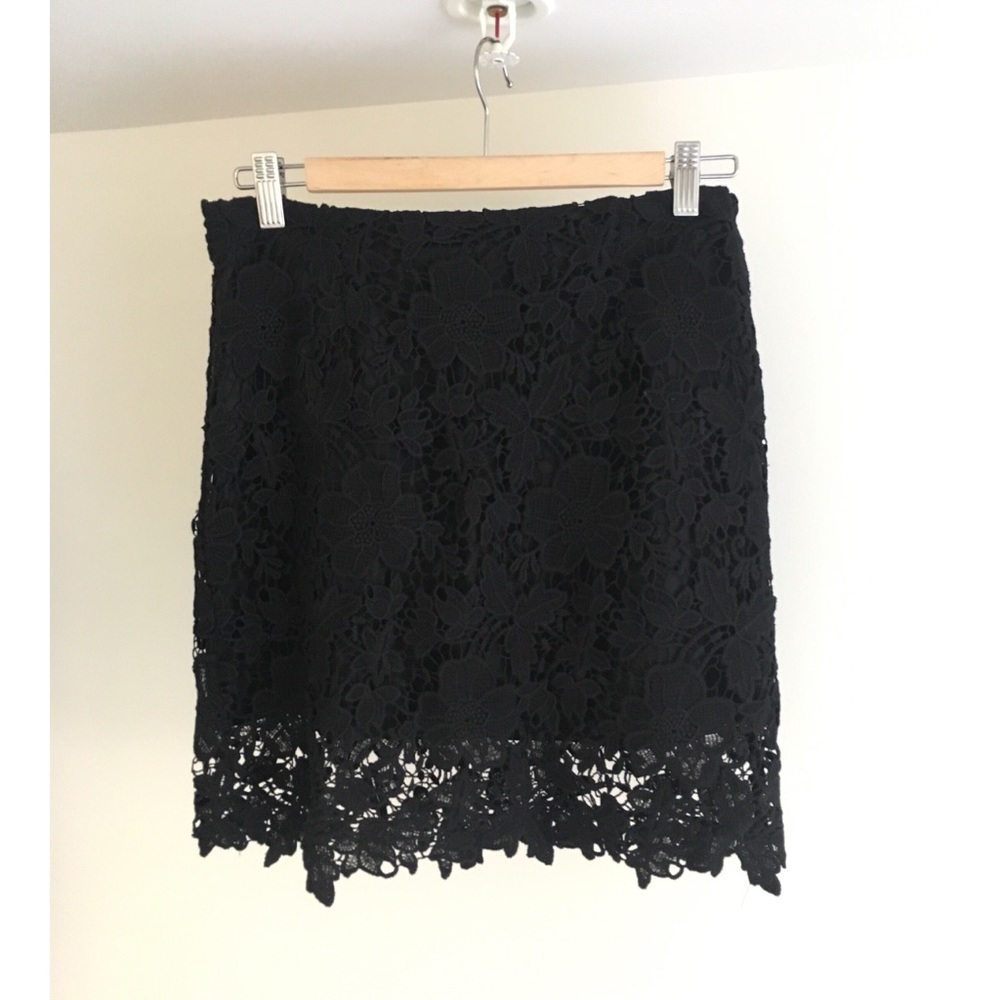 Forever 21 Black Lace Skirt
